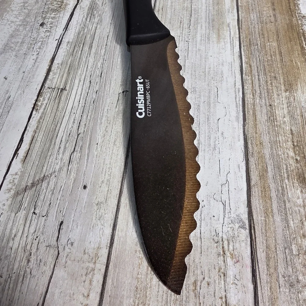 Cuisinart Advantage 6.5 inch Serrated Utility Knife Black C7712PMBPC-6SUT
